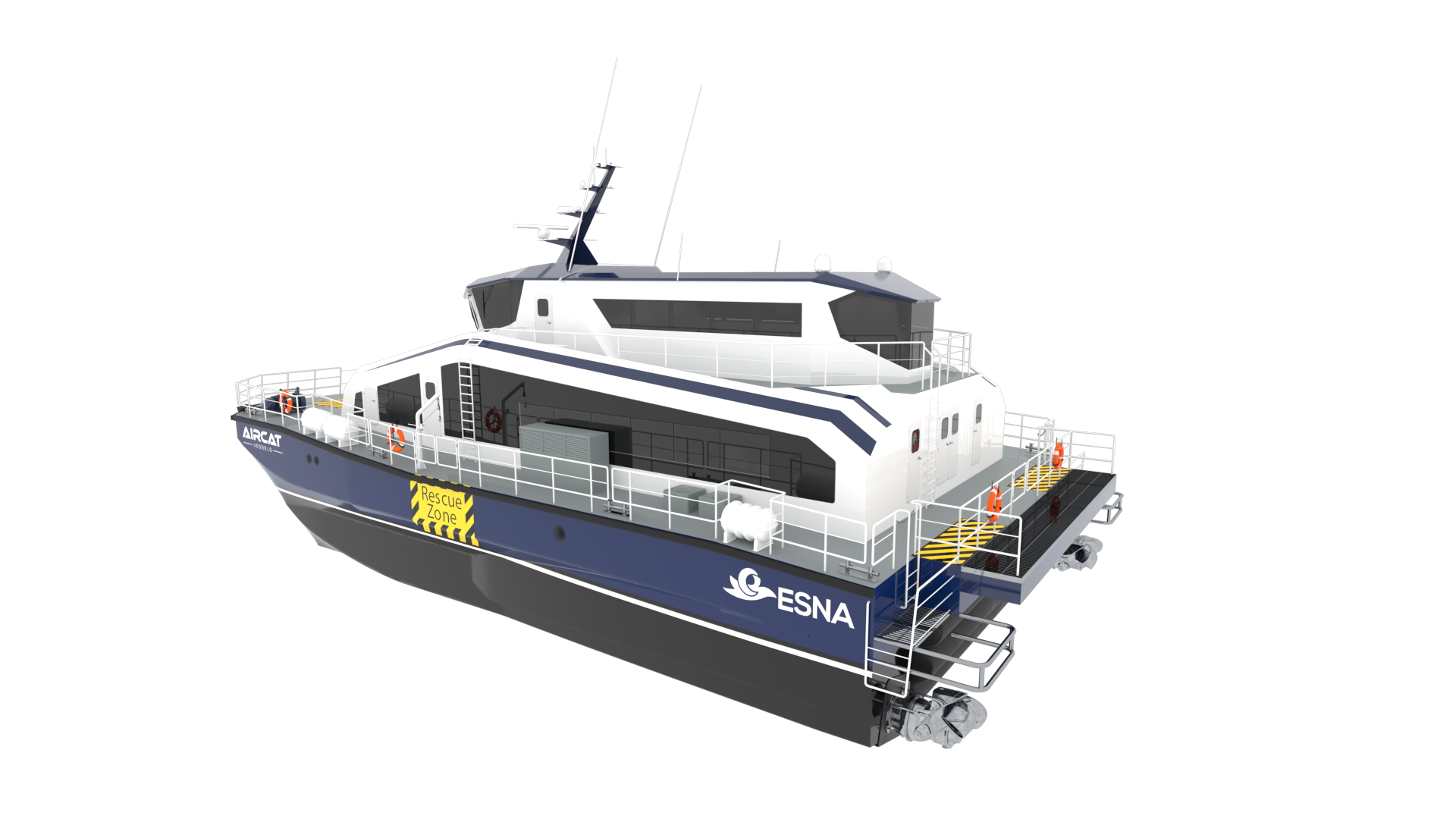 AIRCAT 28 rear perspective view
