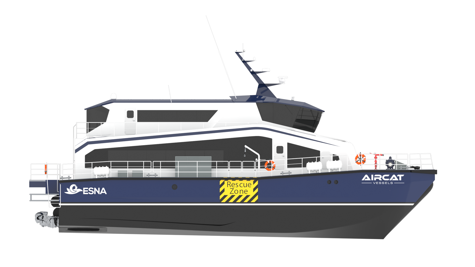 AIRCAT 28 starboard side view